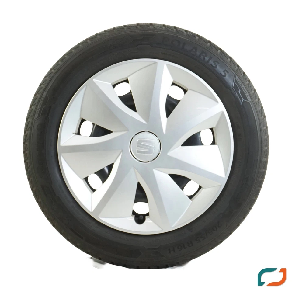 Seat Leon 5F Winterräder Winterreifen Kompletträder 16 Zoll 205/55 R16 91H - Bild 4 von 4
