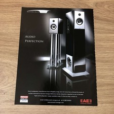GRAM12 MAGAZINE ADVERT 11X8 ACOUSTIC ENERGY REFERENCE SERIES SPEAKERS