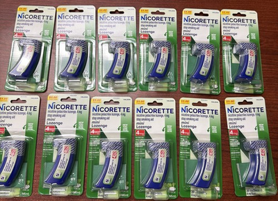 #ad Nicorette Mini Lozenge Mint 4MG 20CT 12 Packs $70.00