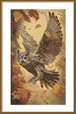 Creative Сross Stitch Embroidery Kit "Autumn flight" Nova Sloboda