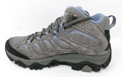 Merrell Women's Moab 3 Mid Hiking Boots, Granite, US 6 Wide - GENTLY_USED