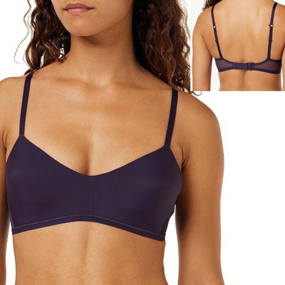 Sloggi Soft Adapt P Damen BH gepolstert Bügellos Nahtlos Gr. XL Blueberry