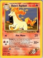 Blaine's Rapidash 33/132 Gym Challenge Regular on eBay
