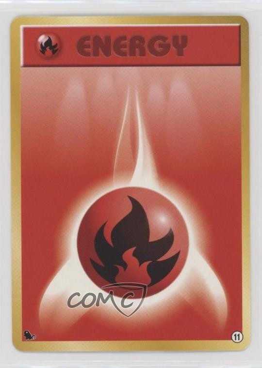 Fire Energy Japanese Pokemon Intro Pack: Squirtle #11 1999