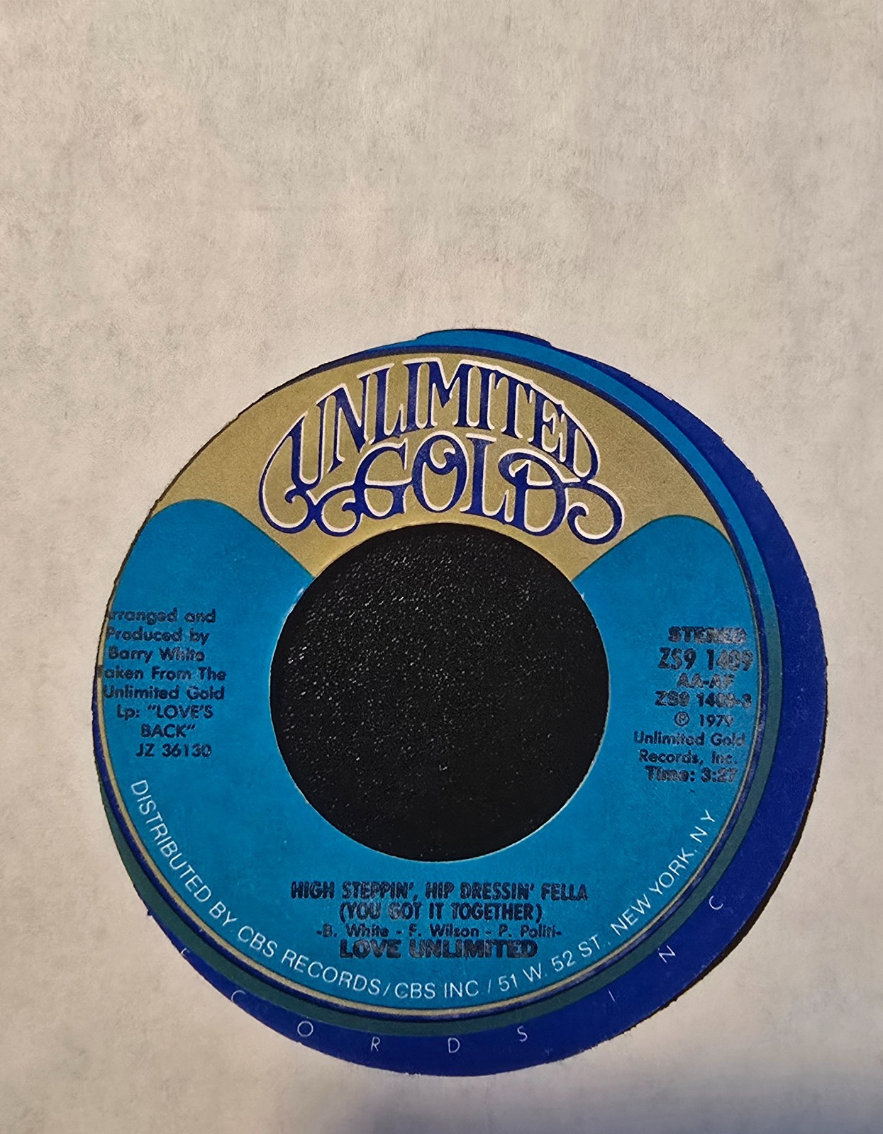Love Unlimited – High Steppin', Hip Dressin' Fella  Soul funk 45