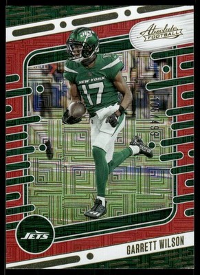 2024 Absolute Red Squares #83 Garrett Wilson /499 - FB