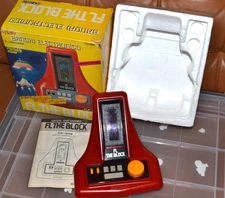 1980 BANDAI Electronics FL THE BLOCK tabletop GAME /w BOX - TESTED / WORKS 16168