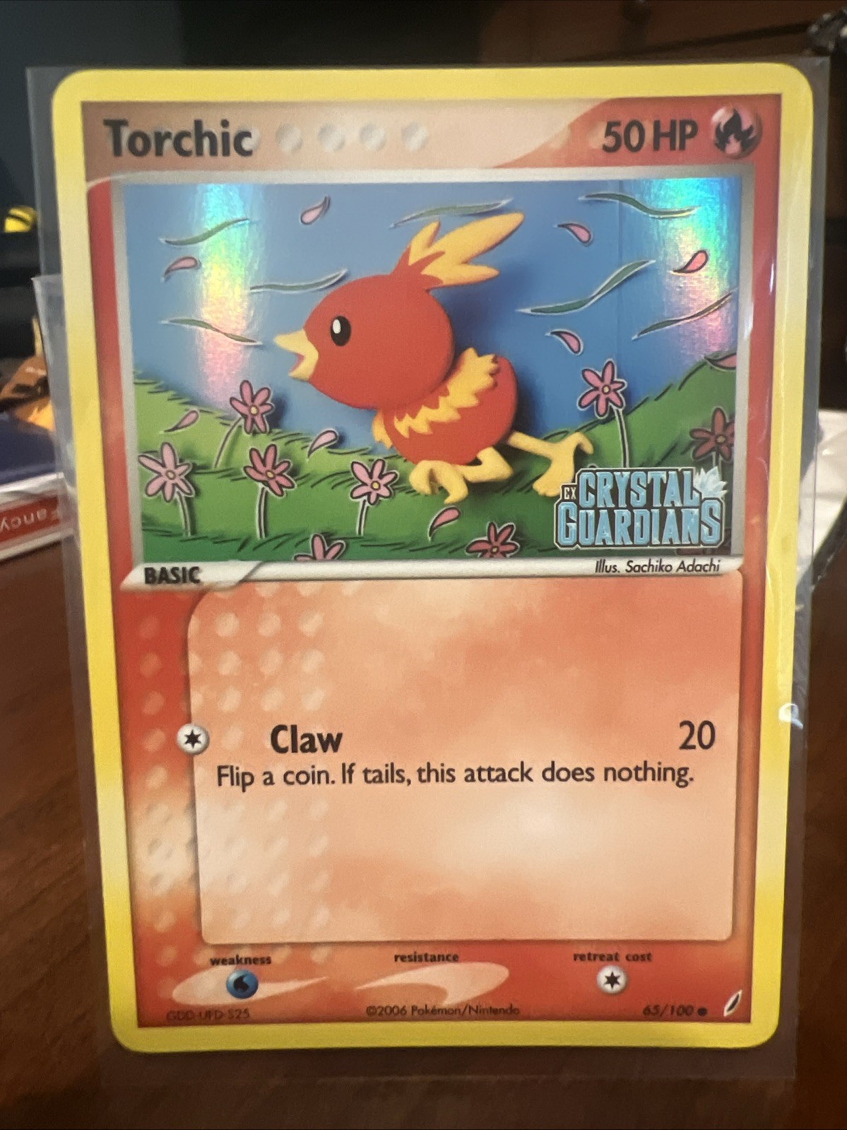 Torchic 65/100 Crystal Guardians Reverse Holo