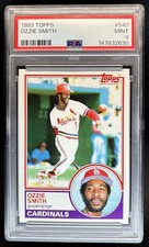 1983 Topps Ozzie Smith #540 Cardinals PSA 9