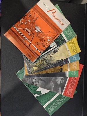 Lot of 12 Railway Progress Magazines May 1953-April 1954