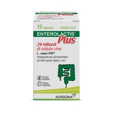 Enterolactis Plus Integratore Fermenti Lattici 15 Capsule