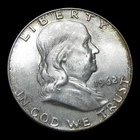 1962-D Franklin Half Dollar ---- Gem BU+ Condition Coin ---- #KK315