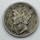 1931 D Mercury Dime 90% Silver Denver XF EF Extra Fine Better Date Nice Bands