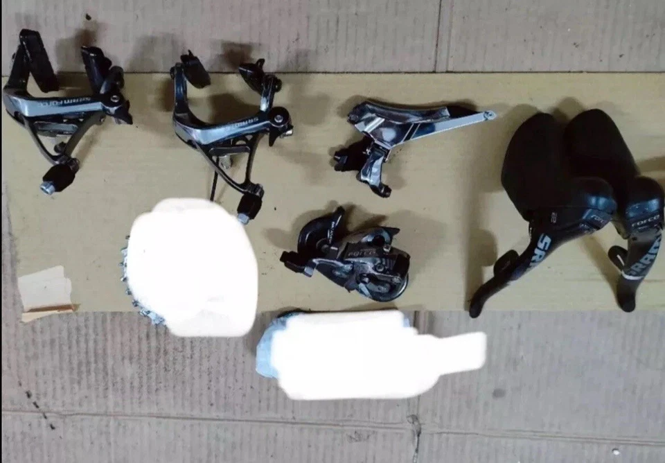 Cambio Gruppo Completo bici da corsa Sram Force 22 11 V. 11V 11 Velocità Rim Bdc - Immagine 2 di 4