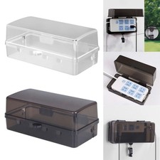 Outdoor Waterproof Electrical Connect Box Lockable Power Cord Plug Protect Cover