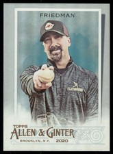 2020 Topps Allen & Ginter Silver Portraits Hot Box Parallel Rob Friedman #248