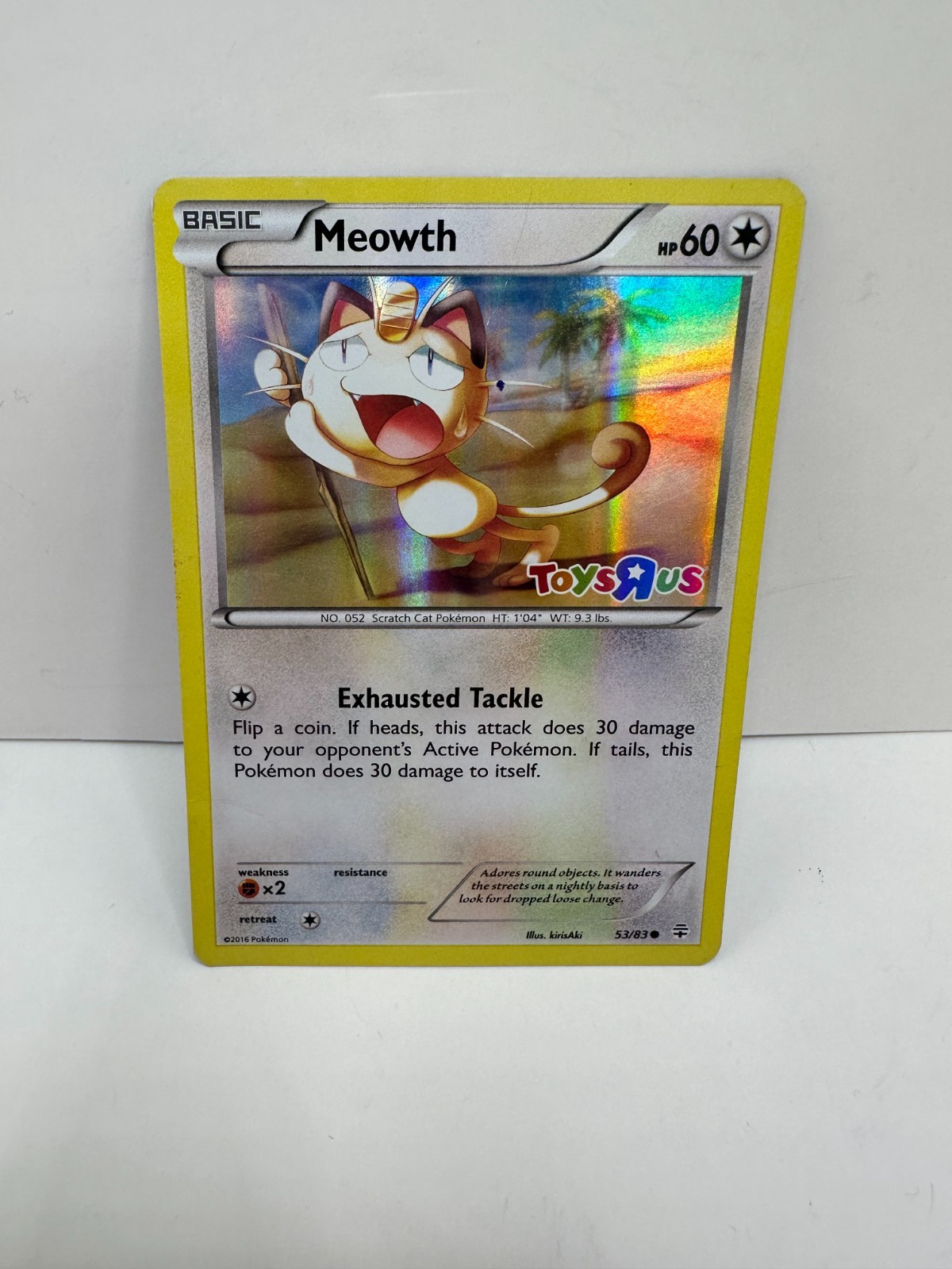 Meowth - (Toys R Us Promo) 053/083 Miscellaneous Cards & Products Holo