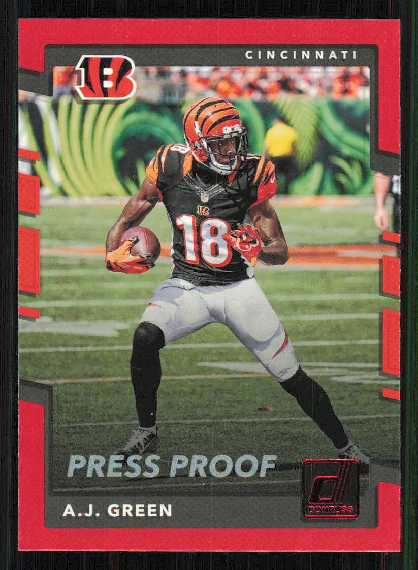 2017 Donruss Press Proofs Red #20 A.J. Green