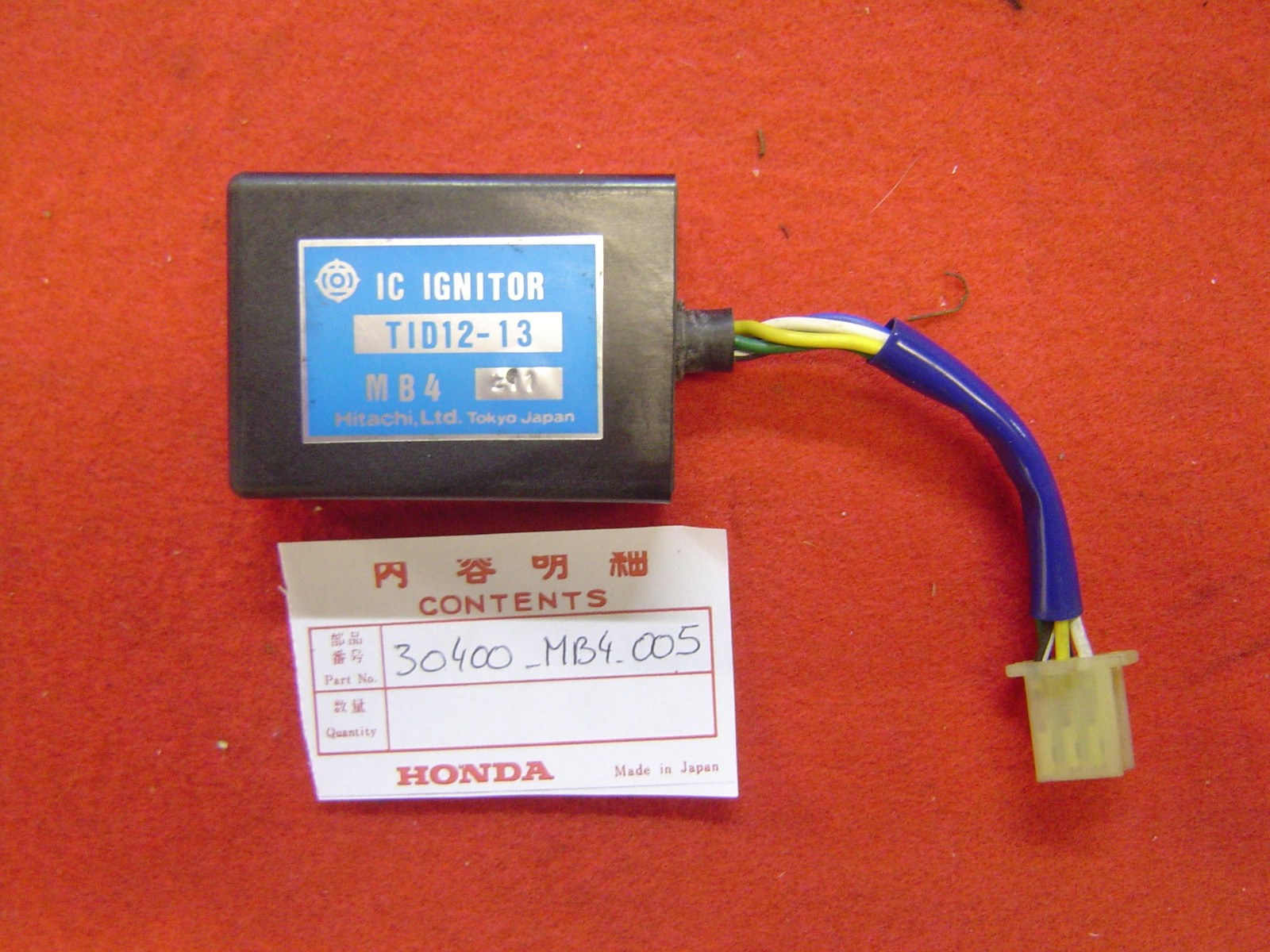 Boitier CDI 30400-MB4-005 résout les pannes d'allumage HONDA