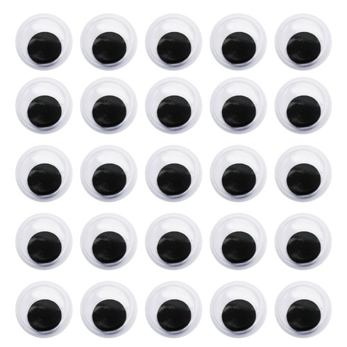 500PCS 6-12mm Assorted Plastic Googly Wiggle Eye Sticker for Teddy Bear Doll DIY - Picture 7 of 12