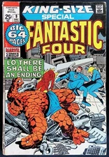 FANTASTIC FOUR ANNUAL VOL. 1 #9 ~ KING-SIZE SPECIAL ~ VG+ 1971 MARVEL COMICS
