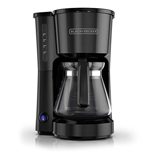 Black Decker 5 Cup Coffee Maker Custom Brewing Compact Design Drip Free