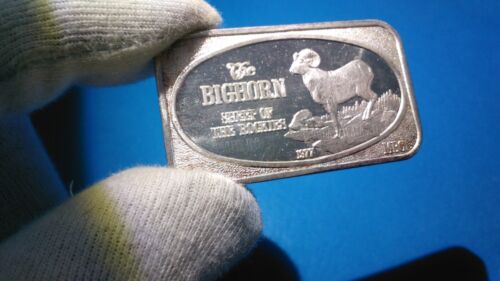Barra de arte de plata de 1 oz.999, EE. UU. The Bighorn, LEER DESCRIPCIÓN - Imagen 3 de 6