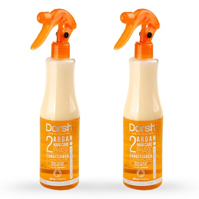 Arganöl Haarpflege Spray Set 2x400ml   Argan 2 Phase Conditioner   Tiefenpflege