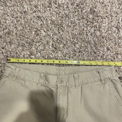 Patagonia Duck Pants Men’s 36x30 Beige Canvas Khaki Hiking Outdoor 56825 Size 36 - Picture 9 of 11