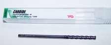 1/8" .1250" CARBIDE END MILL 4 FLUTE EXTENDED FLUTE TiAlN Coated YG1 55558TF