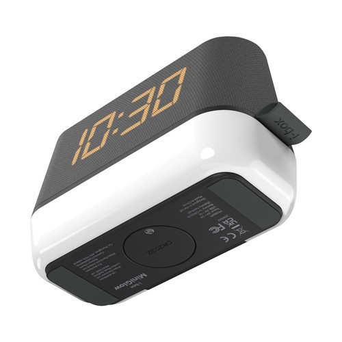 i-box MiniGlow Alarm Clock Radio With Night Light USB Charging Port LED Display - Picture 2 of 9