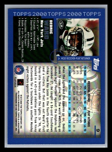 2000 Topps Football # 1 - 200 - Pick Your Card! - Picture 18 of 399