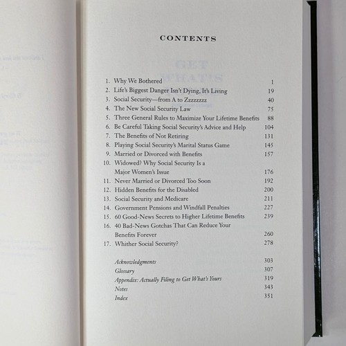 Kotlikoff, Moeller, Solman GET WHAT'S YOURS 2016 HC Revised Updated Like New - Picture 4 of 9