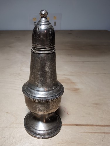 Sterling Silver Weighted Salt and Pepper Shaker EMPIRE "weighted" - Picture 2 of 4