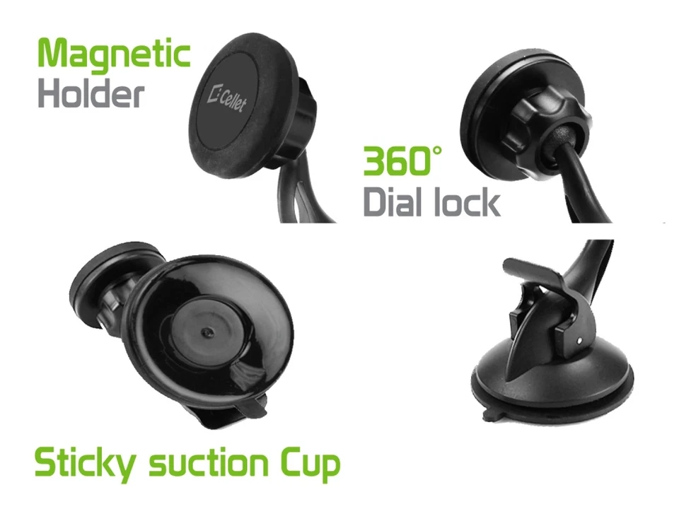 Magnetic Quick-Snap Windshield Car Mount Phone Holder for Apple iPhone 7 7 Plus - Image 2 of 4