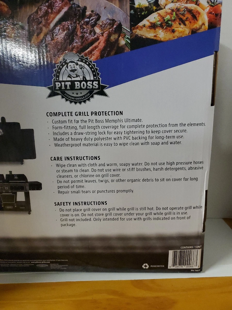 Pit boss memphis ultimate bbq grill cover top