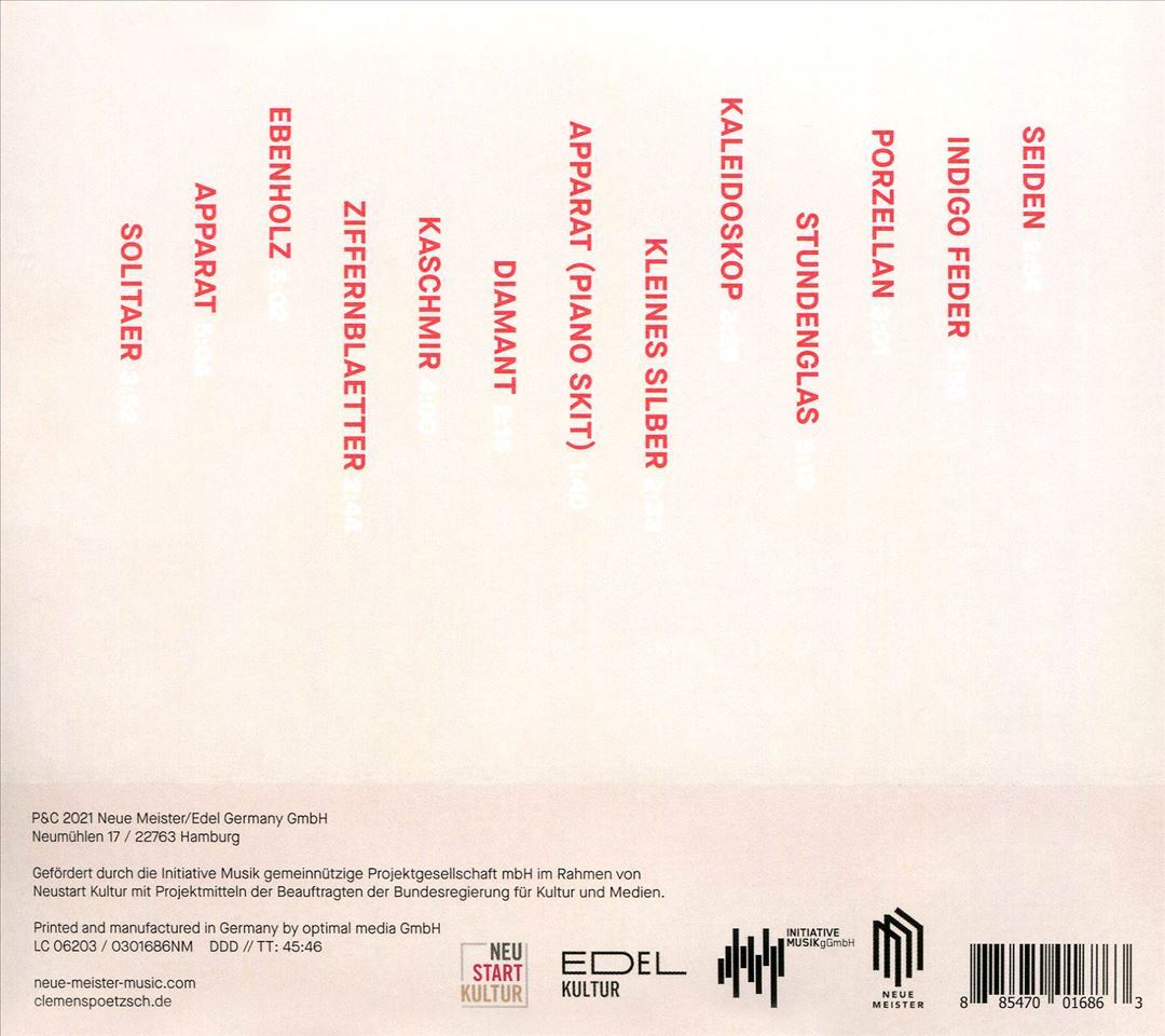 CLEMENS CHRISTIAN POETZSCH SOUL OF THINGS NEW CD