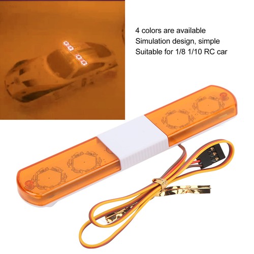 (Yellow) RC Car Flash Light Simulation Design 4 Modes RC LED MU - Picture 16 of 22