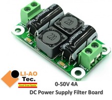 0-50V 4A DC Power Supply Filter Board Class D Amplifier Car EMI Suppression