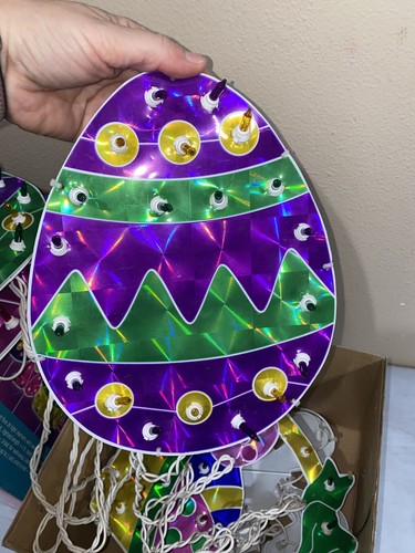 VTG NOMA EASTER Holographic Pathway Markers 100 Lights 8 ft RARE! (ToteNNN) - Picture 5 of 11