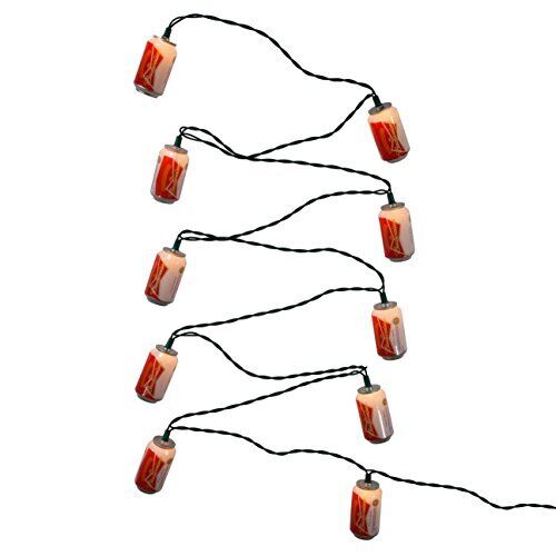 Budweiser Beer Can Christmas Light String Set of 10 Anheuser-Busch AB9131 New - Picture 1 of 4