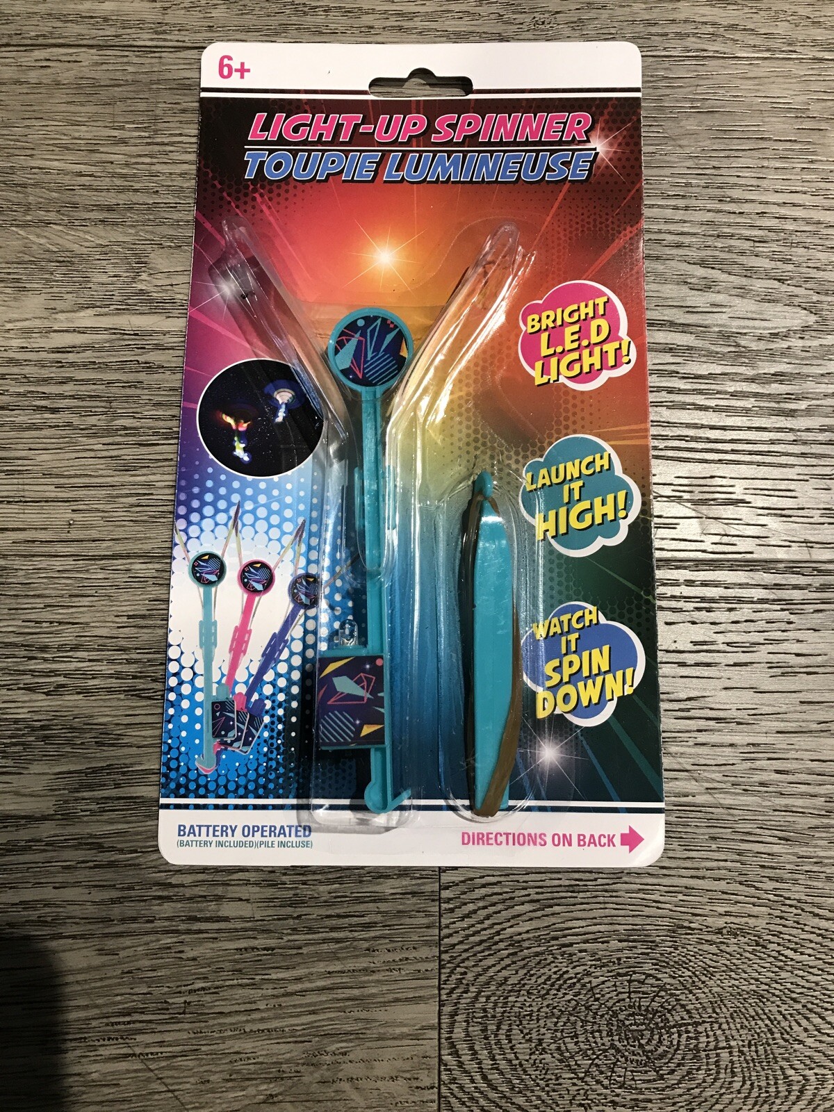 light up flying spinner