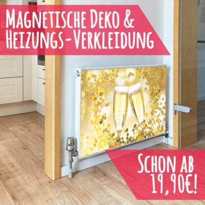 Magnet Heizkörperverkleidung Heizkörperabdeckung Heizung Schutz Motiv Mohn 3968819