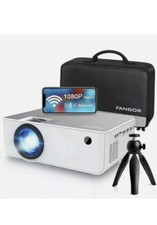 Multimedia Projector Built-In Wi-Fi Mirroring HD 1080P. New. Little Box Damage