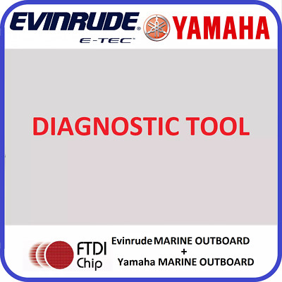 Diagnostic tool for Evinrude outboard EVdiag + Yamaha outboard YDIS v1.33