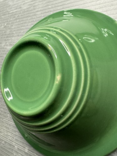 vintage HOMER LAUGHLIN 1979 HARLEQUIN Medium Green 6.25” Bowl LOT/3 Fiestaware - Picture 16 of 16