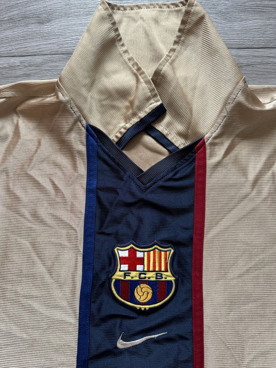 Nike FC Barcelona 2001-2002 アウェイ ユニフォーム BARCELONA 2002 2003 AWAY FOOTBALL SHIRT SOCCER JERSEY NIKE