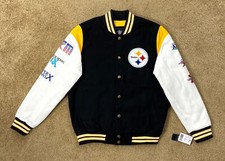 Steelers Jacket Pittsburgh 6 Time SUPER BOWL CHAMPIONSHIP Cotton S M L XL 2X