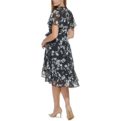 calvin klein floral print fit and flare dress Calvin Klein Plus Size Floral Print Fit & Flare Dress