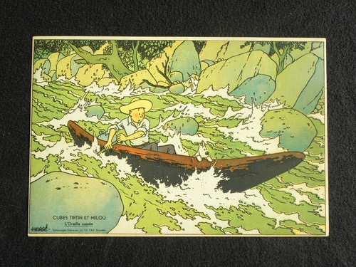 Hergé : Tintin 6 ; L'oreille Cassée En Réédition De 1957 à 4e Plat B20 Bis En Tres Bel Etat Le Dos Est T
